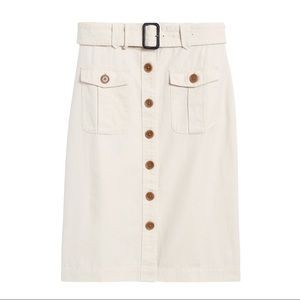 NWT Banana Republic • Cotton-Linen Skirt